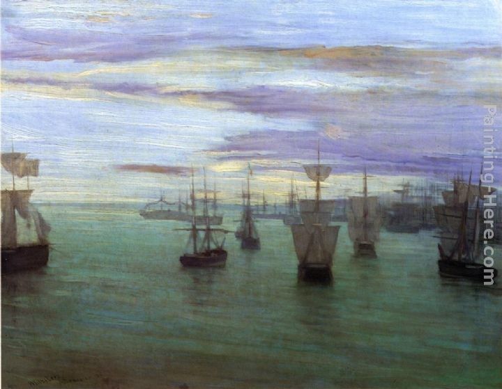 James Abbott McNeill Whistler Crepuscule in Flesh Colour and Green Valparaiso